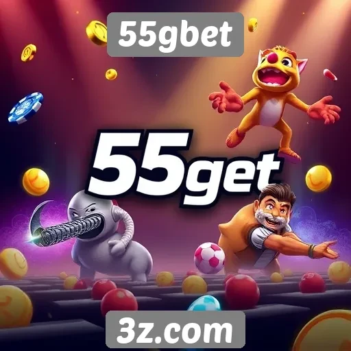Variedade de jogos disponíveis no 55gbet