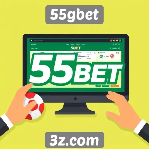 Interface do usuário e experiência no 55gbet